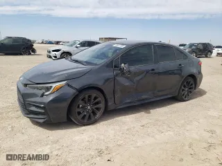 2024 Toyota Corolla SE with VIN JTDS4MCE0R3521596, listed as a Copart auction lot 49607355 with 36,241 mi miles and Salvage Title. Bid and sale history available at carsss.com. Image 1.