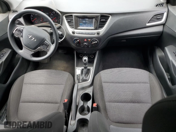 2021 Hyundai Accent SE with VIN 3KPC24A6XME149272, listed as a Copart auction lot 62878945 with 81,995 mi miles and Salvage title. Bid and sale history available at DreamBid. Image 8.