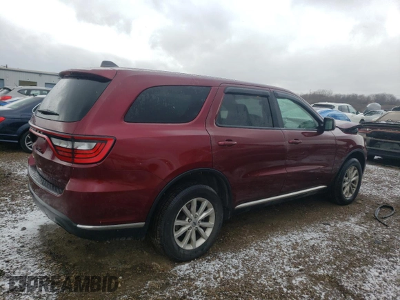 2020 Dodge Durango SXT Plus with VIN 1C4RDJAG5LC355990, listed as a Copart auction lot 84462954 with 67,324 mi miles and Salvage Title. Bid and sale history available at DreamBid. Image 3.