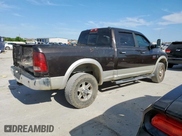 2010 Dodge 2500 Laramie с VIN 3D7UT2CL2AG118208, выставлен на аукционе Copart как лот 58228985 с пробегом 356 112 миль миль и Чистый • Clean title. История ставок и продаж доступна на DreamBid. Изображение 3.