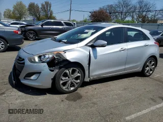 2014 Hyundai Elantra GT with VIN KMHD35LH6EU224649, listed as a Copart auction lot 53884225 with 126,050 mi miles and Salvage Title. Bid and sale history available at carsss.com. Image 1.