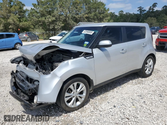 2016 Kia Soul + with VIN KNDJP3A52G7853268, listed as a Copart auction lot 52590855 with 100,875 mi miles and Salvage Title. Bid and sale history available at carsss.com. Image 1.