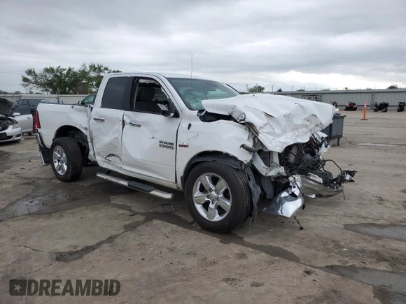 2018 Ram 1500 Big Horn with VIN 1C6RR6GT5JS132765, listed as a Copart auction lot 50645845 with Not provided miles and Salvage title. Bid and sale history available at DreamBid. Image 4.