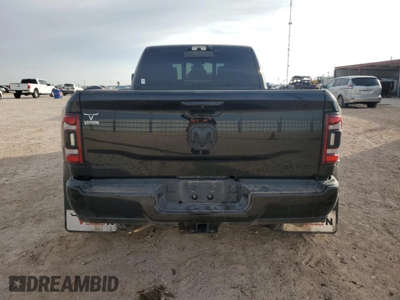 2024 Ram 3500 Laramie with VIN 3C63RRML9RG273322, listed as a Copart auction lot 80300584 with 10,026 mi miles and Salvage Title. Bid and sale history available at carsss.com. Image 6.