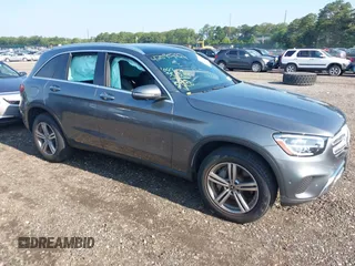 2021 Mercedes-Benz GLC 300 with VIN W1N0G8EBXMV323977, listed as a IAAI auction lot 42590782 with 10,435 mi miles and . Bid and sale history available at DreamBid. Image 1.