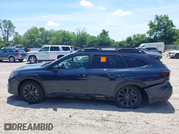 2025 Subaru Outback Onyx with VIN 4S4BTALC0S3245647, listed as a IAAI auction lot 42647564 with 3,472 mi miles and . Bid and sale history available at DreamBid. Image 14.