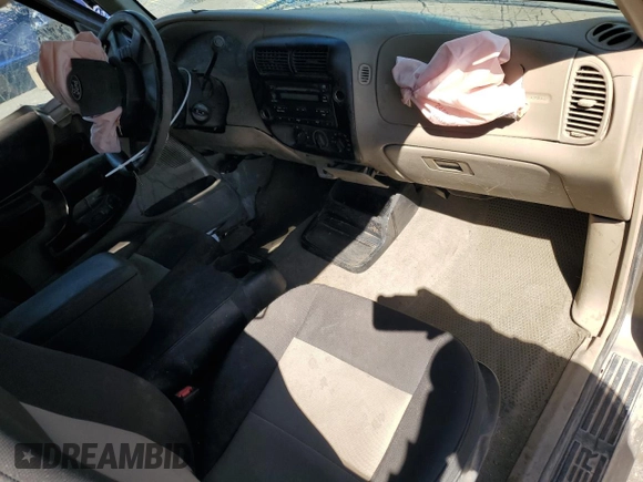 2005 Ford Ranger XLT with VIN 1FTYR44EX5PA62588, listed as a Copart auction lot 50431485 with Not Provided miles and Salvage Title. Bid and sale history available at DreamBid. Image 8.
