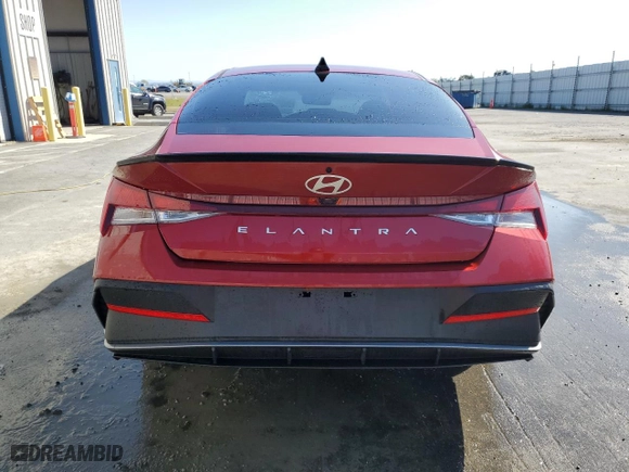 2025 Hyundai Elantra SEL Sport with VIN KMHLM4DG3SU874057, listed as a Copart auction lot 47537345 with 5,008 mi miles and Clean Title. Bid and sale history available at carsss.com. Image 6.