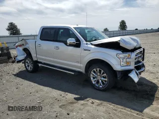 2017 Ford F-150 XL with VIN 1FTEW1EP2HFB22593, listed as a Copart auction lot 61487275 with 38,875 mi miles and Salvage title. Bid and sale history available at DreamBid. Image 4.