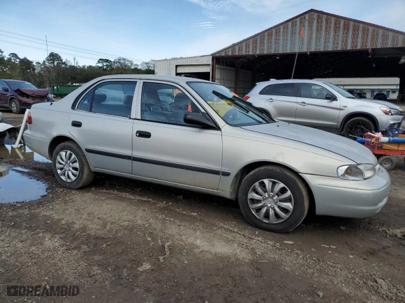 2001 Chevrolet Prizm with VIN 1Y1SK52881Z410735, listed as a Copart auction lot 88348905 with 218,435 mi miles and Salvage Title. Bid and sale history available at carsss.com. Image 4.