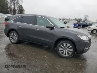 2014 Acura MDX Tech Pkg with VIN 5FRYD4H49EB045743, listed as a Copart auction lot 42409225 with 96,194 mi miles and Salvage Title. Bid and sale history available at carsss.com. Image 4.