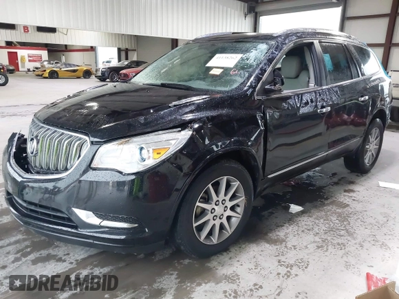 2017 Buick Enclave Leather with VIN 5GAKVBKD0HJ156648, listed as a IAAI auction lot 41138262 with 111,934 mi miles and . Bid and sale history available at DreamBid. Image 2.