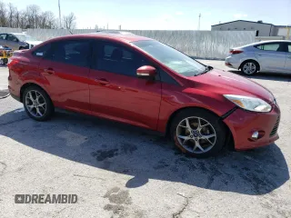 2014 Ford Focus SE with VIN 1FADP3F26EL420302, listed as a Copart auction lot 52653545 with 187,942 mi miles and Salvage Title. Bid and sale history available at DreamBid. Image 4.