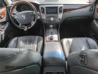 2013 Hyundai Equus Signature with VIN KMHGH4JH5DU058831, listed as a Copart auction lot 51623045 with 164,524 mi miles and Salvage Title. Bid and sale history available at DreamBid. Image 8.