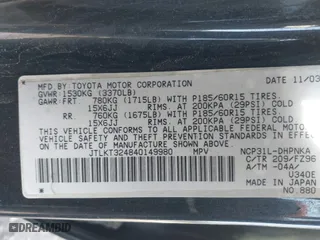 2004 Scion xB with VIN JTLKT324840149980, listed as a IAAI auction lot 41670229 with 193,674 mi miles. Bid and sale history available at carsss.com. Image 9.