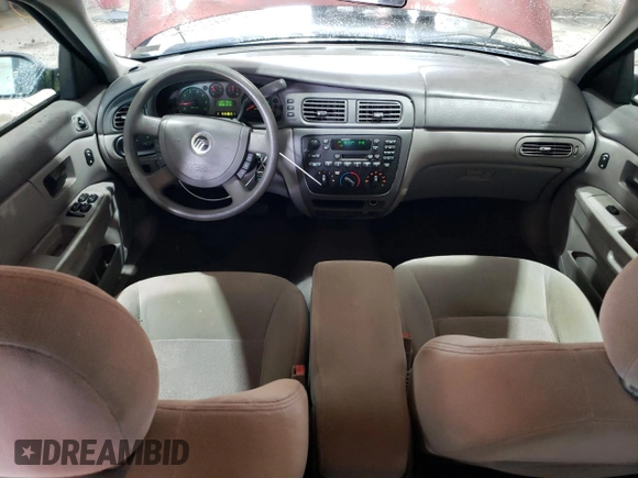 2004 Mercury Sable GS z VIN 1MEFM50U74A624472, wystawiony jako Copart lot #49885305 z przebiegiem 115 247 mil mil oraz Szkoda całkowita • Salvage title. Historia ofert i sprzedaży dostępna na DreamBid. Obrazek 8.