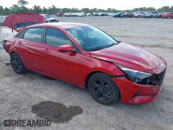 2023 Hyundai Elantra SEL z VIN KMHLM4AG9PU472118, wystawiony jako IAAI lot #42097348 z przebiegiem 56 524 mil mil oraz . Historia ofert i sprzedaży dostępna na DreamBid. Obrazek 1.