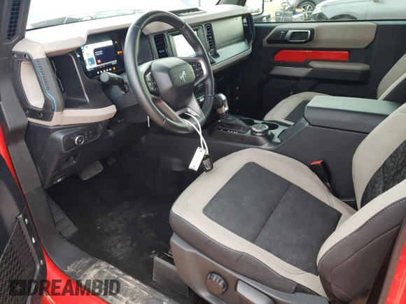 2022 Ford Bronco with VIN 1FMDE5CP5NLB43701, listed as a Copart auction lot 79162184 with 2,253 mi miles and Salvage title. Bid and sale history available at DreamBid. Image 7.