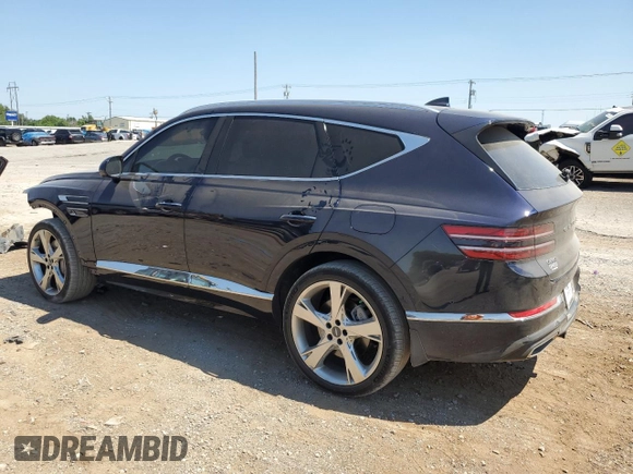 2024 Genesis GV80 with VIN KMUHCESC9RU197445, listed as a Copart auction lot 58260184 with Not Provided miles and Salvage Title. Bid and sale history available at DreamBid. Image 2.