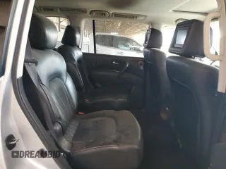 2012 Infiniti QX56 7-passenger with VIN JN8AZ2NF8C9515013, listed as a Copart auction lot 73123884 with 124,300 mi miles and Salvage Title. Bid and sale history available at carsss.com. Image 10.