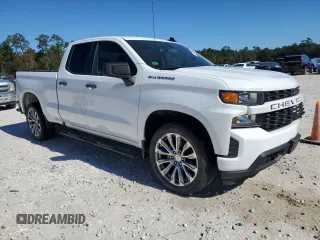 2020 Chevrolet Silverado 1500 Custom with VIN 1GCRWBEK8LZ243650, listed as a Copart auction lot 80707824 with 80,320 mi miles and Salvage Title. Bid and sale history available at carsss.com. Image 4.
