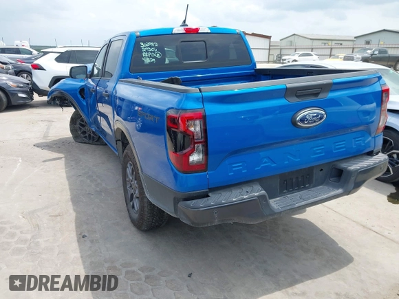 2024 Ford Ranger XLT with VIN 1FTER4GH0RLE60866, listed as a IAAI auction lot 42116104 with 10,074 mi miles and . Bid and sale history available at DreamBid. Image 3.