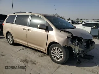 2011 Toyota Sienna XLE AAS with VIN 5TDYK3DC2BS174574, listed as a Copart auction lot 49635645 with 217,374 mi miles and Salvage Title. Bid and sale history available at carsss.com. Image 4.
