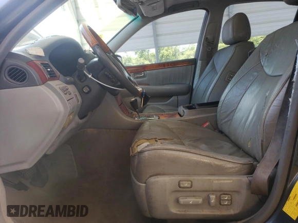 2004 Lexus LS 430 with VIN JTHBN36F340161034, listed as a Copart auction lot 51734645 with 238,695 mi miles and Salvage Title. Bid and sale history available at DreamBid. Image 7.