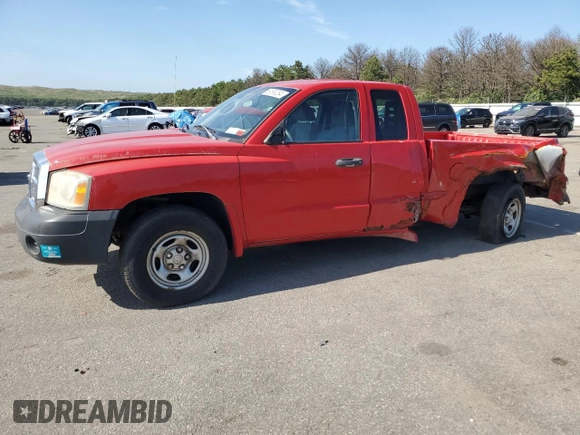 2005 Dodge Dakota ST with VIN 1D7HE22N65S326198, listed as a Copart auction lot 59699284 with 203,778 mi miles and Salvage Title. Bid and sale history available at DreamBid. Image 1.