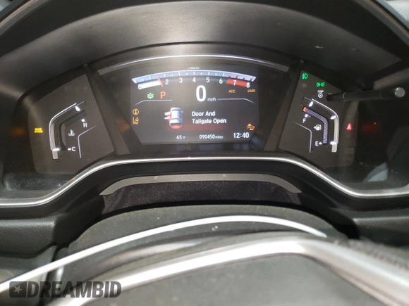 2020 Honda CR-V EX with VIN 2HKRW2H53LH651731, listed as a Copart auction lot 55991695 with 90,450 mi miles and Salvage Title. Bid and sale history available at DreamBid. Image 9.