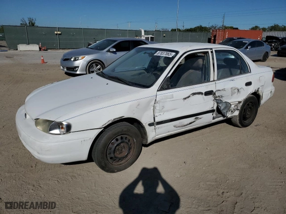2001 Chevrolet Prizm with VIN 1Y1SK52851Z415813, listed as a Copart auction lot 87837865 with 0 mi miles and Salvage Title. Bid and sale history available at carsss.com. Image 1.