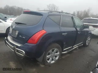 2007 Nissan Murano S with VIN JN8AZ08W07W660621, listed as a Copart auction lot 49340275 with 173,979 mi miles and Salvage Title. Bid and sale history available at carsss.com. Image 3.