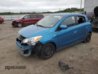2021 Mitsubishi Mirage ES with VIN ML32AUHJ4MH006307, listed as a Copart auction lot 57297285 with 64,527 mi miles and Salvage title. Bid and sale history available at DreamBid. Image 1.