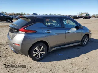 2020 Nissan LEAF with VIN 1N4BZ1BPXLC311054, listed as a Copart auction lot 80226864 with 46,874 mi miles and Salvage title. Bid and sale history available at DreamBid. Image 3.