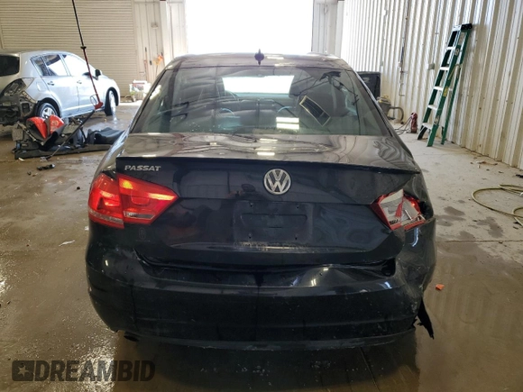 2014 Volkswagen Passat S w/Nav with VIN 1VWAP7A32EC021663, listed as a Copart auction lot 48789655 with 162,222 mi miles and Non Repairable. Bid and sale history available at carsss.com. Image 6.