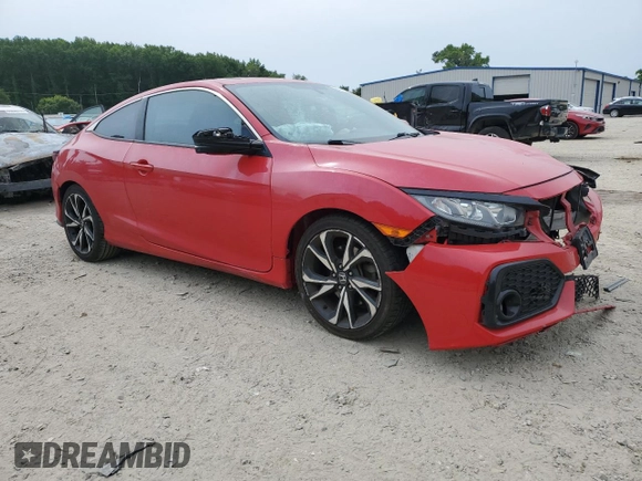 2018 Honda Civic Si z VIN 2HGFC3A55JH758461, wystawiony jako Copart lot #59638025 z przebiegiem 144 673 mil mil oraz Szkoda całkowita • Salvage title. Historia ofert i sprzedaży dostępna na DreamBid. Obrazek 4.