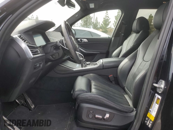 2022 BMW X7 xDrive40i with VIN 5UXCW2C00N9M54284, listed as a Copart auction lot 46675775 with 37,386 mi miles and Salvage Title. Bid and sale history available at carsss.com. Image 7.