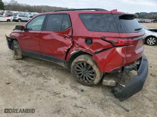 2022 Chevrolet Traverse RS with VIN 1GNERJKW6NJ130246, listed as a Copart auction lot 45039085 with 53,215 mi miles and Salvage Title. Bid and sale history available at carsss.com. Image 2.