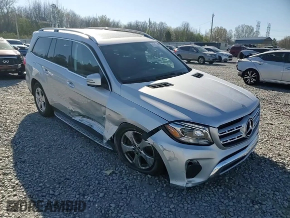 2017 Mercedes-Benz GLS 450 with VIN 4JGDF6EE4HA870245, listed as a Copart auction lot 49975565 with 100,694 mi miles and Salvage Title. Bid and sale history available at DreamBid. Image 12.