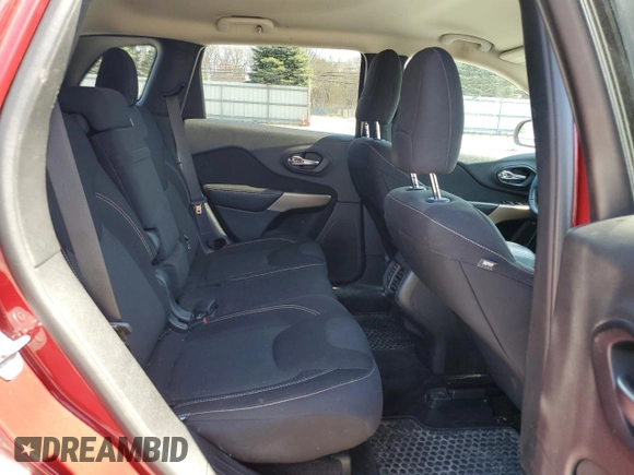 2017 Jeep Cherokee Latitude with VIN 1C4PJMCB8HW568554, listed as a Copart auction lot 54474185 with 102,846 mi miles and Salvage Title. Bid and sale history available at carsss.com. Image 11.