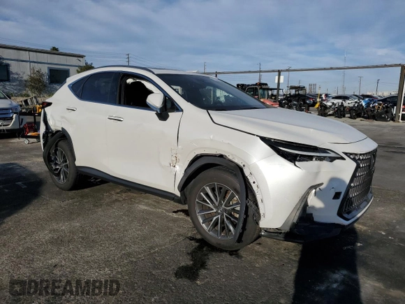 2022 Lexus NX 350h with VIN JTJAKCEZ0N2000242, listed as a Copart auction lot 47052765 with Not provided miles and Salvage title. Bid and sale history available at DreamBid. Image 4.