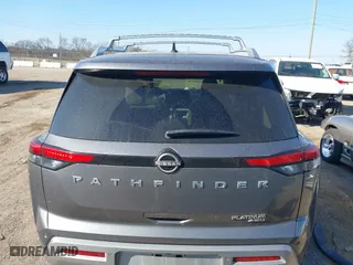 2022 Nissan Pathfinder Platinum with VIN 5N1DR3DK8NC227555, listed as a IAAI auction lot 41704799 with 112,458 mi miles. Bid and sale history available at carsss.com. Image 17.