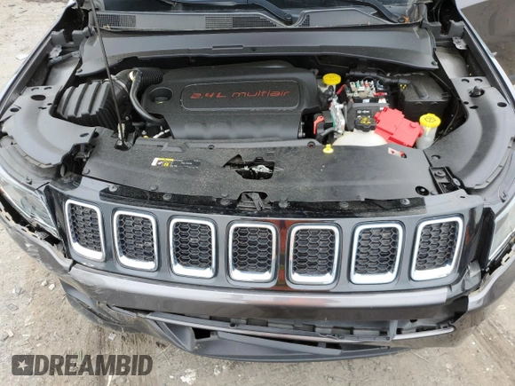 2021 Jeep Compass Sport z VIN 3C4NJDAB9MT521057, wystawiony jako Copart lot #58855775 z przebiegiem 37 135 mil mil oraz Szkoda całkowita • Salvage title. Historia ofert i sprzedaży dostępna na DreamBid. Obrazek 12.