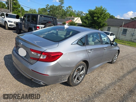 2019 Honda Accord EX-L with VIN 1HGCV2F57KA018314, listed as a Copart auction lot 63866865 with 76,598 mi miles and Clean title. Bid and sale history available at DreamBid. Image 4.