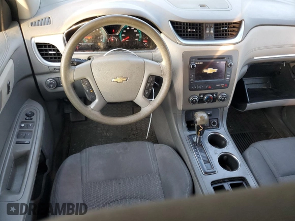 2017 Chevrolet Traverse LS with VIN 1GNKRFKD1HJ183777, listed as a Copart auction lot 54166265 with 205,567 mi miles and Salvage Title. Bid and sale history available at carsss.com. Image 8.