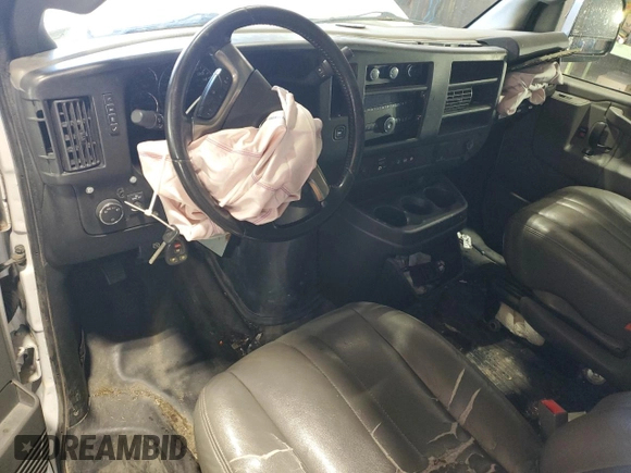 2017 Chevrolet Express Cargo Van with VIN 1GCZGHFG1H1113726, listed as a Copart auction lot 81148894 with 0 mi miles and Salvage Title. Bid and sale history available at carsss.com. Image 8.
