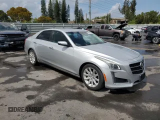 2014 Cadillac CTS Sedan RWD with VIN 1G6AP5SX1E0171227, listed as a Copart auction lot 47871625 with 123,226 mi miles and Clean Title. Bid and sale history available at carsss.com. Image 4.