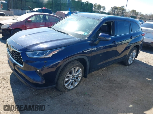2023 Toyota Highlander L with VIN 5TDKDRBH6PS035508, listed as a IAAI auction lot 41681365 with 17,879 mi miles and . Bid and sale history available at DreamBid. Image 2.