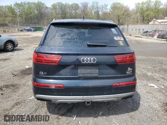 2017 Audi Q7 Premium Plus with VIN WA1LAAF72HD015523, listed as a Copart auction lot 52874355 with 150,977 mi miles and Clean Title. Bid and sale history available at carsss.com. Image 6.