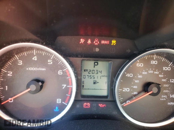 2017 Subaru Forester with VIN JF2SJABC9HH528833, listed as a Copart auction lot 61395352 with 75,511 mi miles. Bid and sale history available at carsss.com. Image 8.